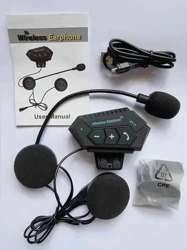 Intercomunicador Auriculares Casco Bt12